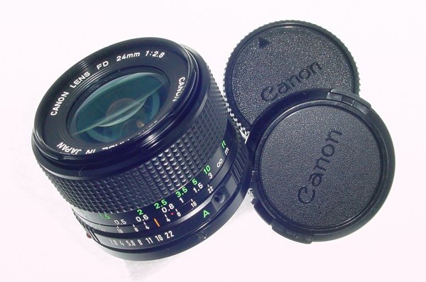 Canon 24mm F/2.8 FD Wide Angle Manual Focus Lens