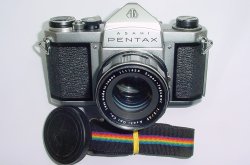 Pentax S1a ASAHI 35mm SLR Film Manual Camera with Super-Takumar 55mm F/2 Lens