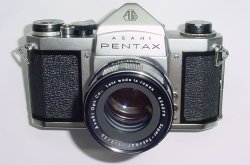 Pentax S1a ASAHI 35mm SLR Film Manual Camera with Super-Takumar 55mm F/2 Lens