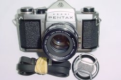 Pentax S1a ASAHI 35mm SLR Film Manual Camera with Super-Takumar 55mm F/2 Lens