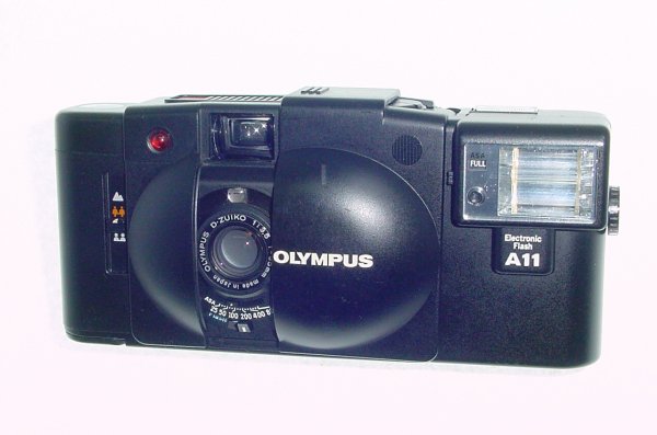 Olympus XA 2 35mm Film Camera with D.Zuiko 35mm F/3.5 Lens + A11 Flash