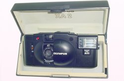 Olympus XA 2 35mm Film Camera with D.Zuiko 35mm F/3.5 Lens + A11 Flash