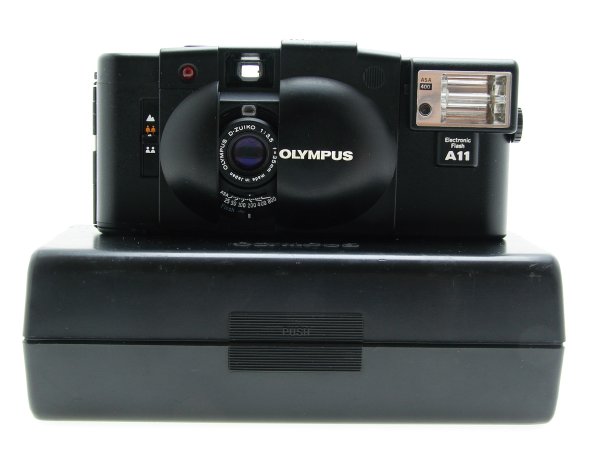 Olympus XA 2 35mm Film Camera with D.Zuiko 35mm F/3.5 Lens + A11 Flash