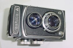 Yashica-A 120 Film Medium Format 6x6 manual Camera Yashikor 80mm f/3.5 Lens