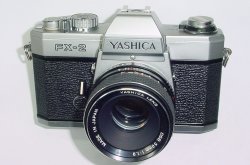 YASHICA FX-2 35mm Film SLR Manual Camera with Yashica 50mm F/1.9 DSB Lens