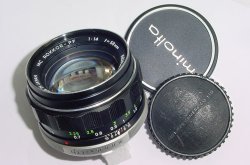 MINOLTA 58mm F/1.4 MC ROKKOR - PF Manual Focus Standard Lens