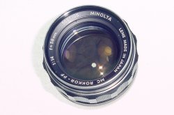 Minolta 58mm F/1.4 MC Rokkor-PF Manual Focus Standard Lens