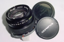 Olympus 50mm F/1.4 ZUIKO AUTO-S Standard Manual Focus OM-System Lens