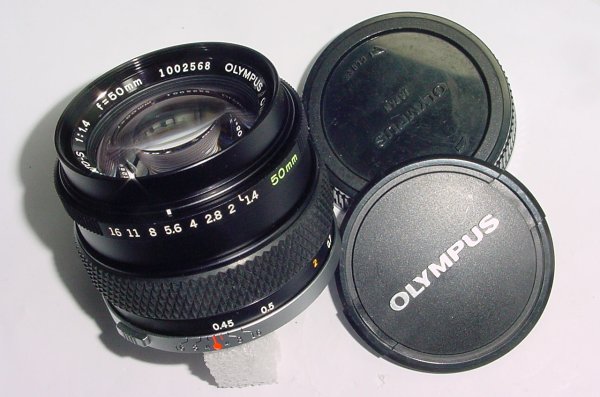 Olympus 50mm F/1.4 ZUIKO AUTO-S Standard Manual Focus OM-System Lens