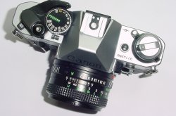 Canon AE-1 Program 35mm SLR Film Manual Camera with Canon 50mm F/1.8 FD Lens