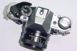 Canon AE-1 Program 35mm SLR Film Manual Camera with Canon 50mm F/1.8 FD Lens