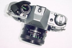 Canon AE-1 Program 35mm SLR Film Manual Camera with Canon 50mm F/1.8 FD Lens