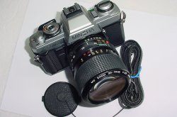 Minolta X-500 35mm Film Manual Camera + Minolta 35-70mm F/3.5 MACRO Zoom Lens