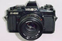 MINOLTA X-500 35mm Film Manual Camera with Minolta 50mm f/1.7 MD Lens