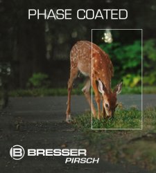 Bresser 8x34 Pirsch Waterproof BaK-4 Multi-Coated Glass Compact Binoculars