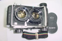 Mamiya C220 Professional F Medium Format Film Camera + Mamiya-Sekor 80/2.8 Lens