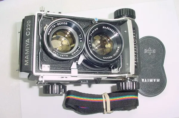 Mamiya C220 Professional F Medium Format Film Camera + Mamiya