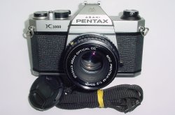 Pentax K1000 35mm Film SLR Manual Camera + Pentax-M 55mm F/2 SMC Lens