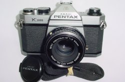 Pentax K1000 35mm Film SLR Manual Camera + Pentax-M 55mm F/2 SMC Lens