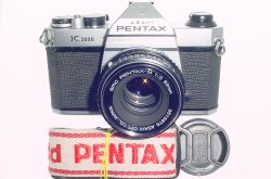 Pentax K1000 35mm Film SLR Manual Camera + Pentax-M 55mm F/2 SMC Lens