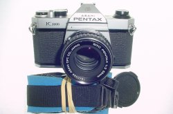 Pentax K1000 35mm Film SLR Manual Camera + Pentax-M 55mm F/2 SMC Lens