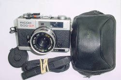 RICOH 500 GX Rangefinder 35mm Film Camera with 40mm F/2.8 Lens