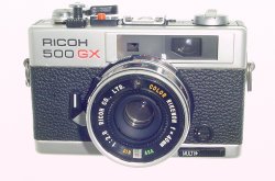 RICOH 500 GX Rangefinder 35mm Film Camera with 40mm F/2.8 Lens