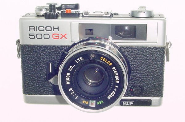 RICOH 500 GX Rangefinder 35mm Film Camera with 40mm F/2.8 Lens