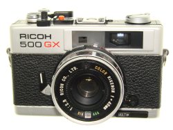 RICOH 500 GX Rangefinder 35mm Film Camera with 40mm F/2.8 Lens