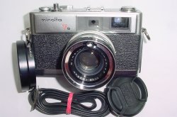 minolta HI-MATIC 7S 35mm Film Rangefinder Camera with ROKKOR 40mm F/1.7 Lens