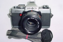 Minolta XG 1 35mm SLR Film Manual Camera + Minolta 50mm F/1.7 MD ROKKOR Lens