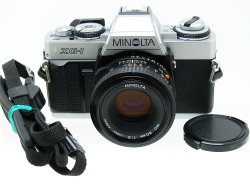 Minolta XG-1 35mm Film SLR Manual Camera with 50mm F/1.7 MD Lens