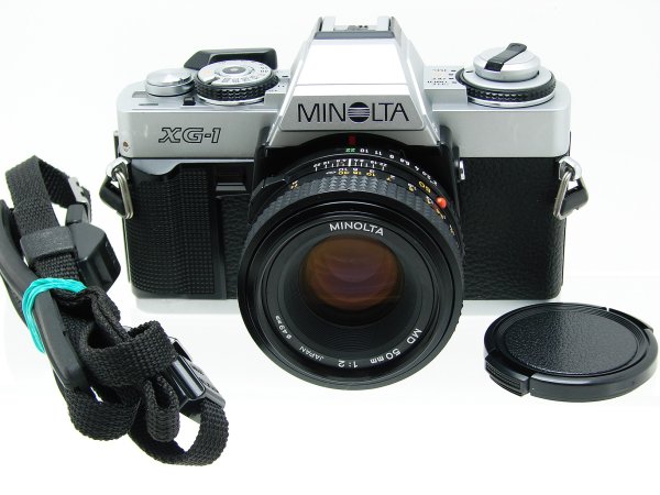 Minolta XG-1 35mm Film SLR Manual Camera with 50mm F/1.7 MD Lens
