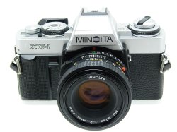 Minolta XG-1 35mm Film SLR Manual Camera with 50mm F/1.7 MD Lens