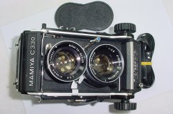 Mamiya C330 Professional TLR Film Camera + Mamiya-Sekor 80mm f/2.8 blue dot Lens