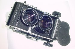 Mamiya C330 Professional TLR Film Camera + Mamiya-Sekor 80mm f/2.8 blue dot Lens