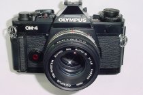 Olympus OM-4 35mm Film SLR Manual Camera with Olympus 50mm F/1.8 Zuiko Lens