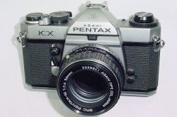 Pentax KX 35mm Film SLR Manual Camera with Pentax-M 50mm F/1.4 SMC Lens