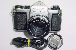 Pentax SV 35mm Film SLR Manual Camera + Super-Takumar 55/1.8 Lens
