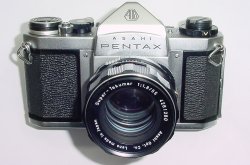 Pentax SV 35mm Film SLR Manual Camera + Super-Takumar 55/1.8 Lens