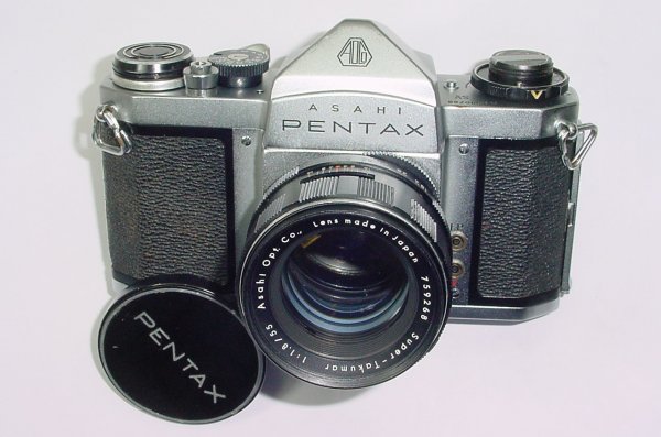 Pentax SV 35mm Film SLR Manual Camera + Super-Takumar 55/1.8 Lens