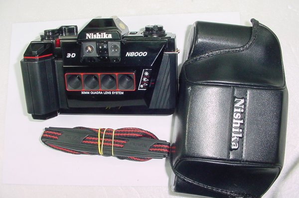 Nishika 3-D N8000 35mm Film Stereo Camera