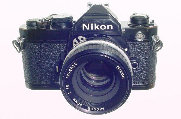 Nikon FM 35mm Film SLR Manual Camera with Nikon 50/1.8 AI Nikkor Lens