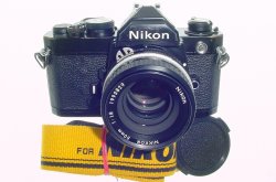 Nikon FM 35mm Film SLR Manual Camera with Nikon 50/1.8 AI Nikkor Lens