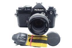 Nikon FM 35mm Film SLR Manual Camera with Nikon 50/1.8 AI Nikkor Lens