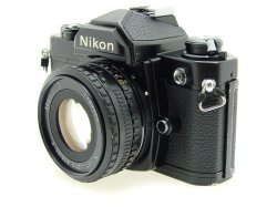 Nikon FM 35mm Film SLR Manual Camera + Nikon 50/1.8 Series E Pancake Lens