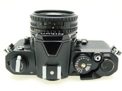Nikon FM 35mm Film SLR Manual Camera + Nikon 50/1.8 Series E Pancake Lens