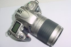 Nikon F75 35mm Film SLR Camera with Nikon 28-100mm f3.5-5.6 G Zoom Lens - Silver