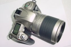 Nikon F75 35mm Film SLR Camera with Nikon 28-100mm f3.5-5.6 G Zoom Lens - Silver