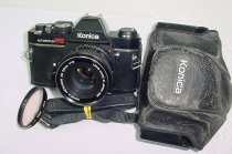 Konica AUTOREFLEX TC 35mm Film SLR Manual Camera with HEXANON 50mm F/1.8 AR Lens